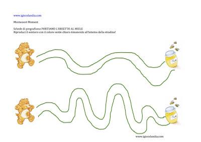 Montessori Moment: porta l'orsetto al miele!