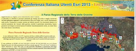 Conferenza ESRI 2013 – Speleo Club Cryptae Aliae presenta Grottaglie