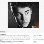 Justin Bieber, gaffe clamorosa: “Anna Frank? Sarebbe una mia fan”