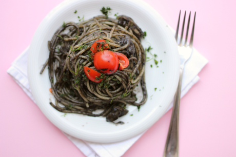 Spaghetti al nero di seppia