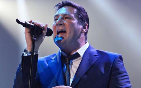 Tony Hadley cantante degli Spandau Ballet al Royal Albert Hall di Londra