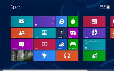 Windows 8 Start Screen