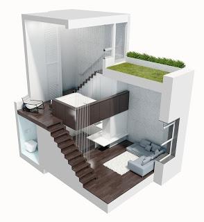 La casa della settimana: Micro-Loft a New York