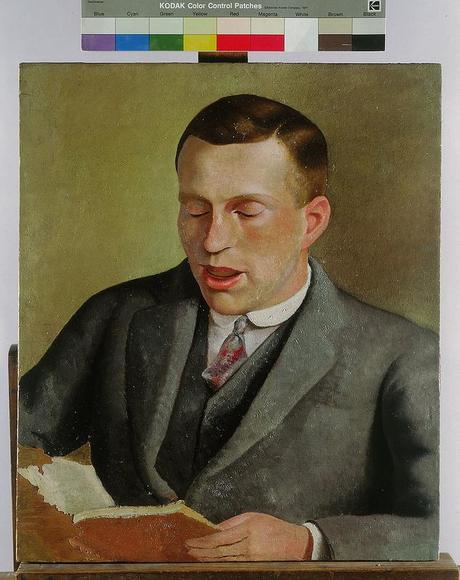 CARLO LEVI - IL FRATELLO, 1926, olio su tavola, 58,3 × 49,5 cm