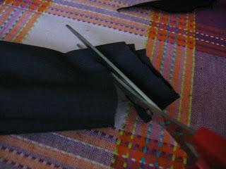 Da pantaloni a collana...(della serie:non si butta niente