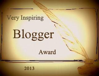 Sesto premio per il blog: 'Very inspiring blogger'