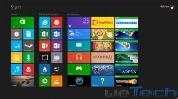 La Start Screen di Windows 8