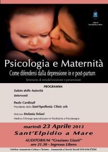 Depressione post partum: incontro a S. Elpidio a Mare (Fm)