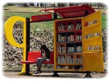 Biblioteche mobili alle fermate dei bus!