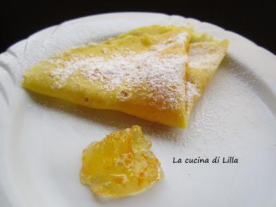 Dolci: Crepes all'arancia