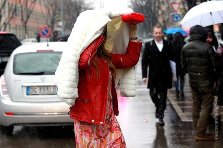 In the Street...The Red never stops #5...Milan & Paris