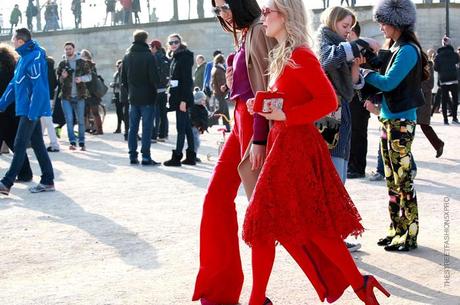 In the Street...The Red never stops #5...Milan & Paris