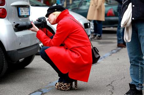 In the Street...The Red never stops #5...Milan & Paris