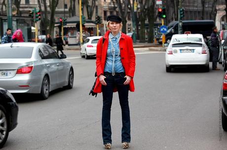 In the Street...The Red never stops #5...Milan & Paris