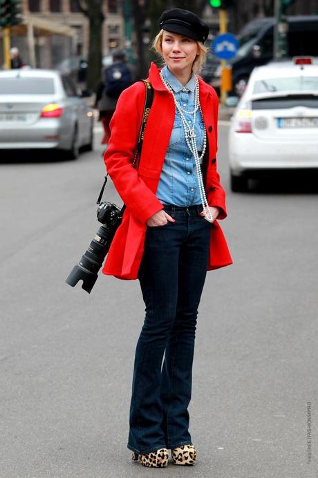 In the Street...The Red never stops #5...Milan & Paris