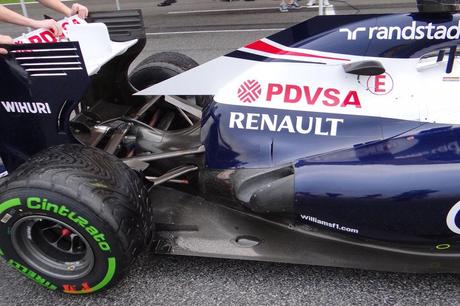 WILLIAMS FW35 - NON RIESCE A SFRUTTARE L'EFFETTO COANDA