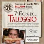 Il 21 aprile torna la Fiera del Taleggio di Ballabio