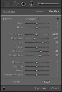 filtro graduato temperatura sat chi