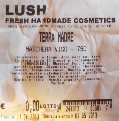 (post campioncino) Lush – Terra madre