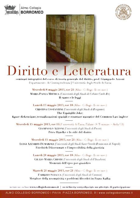 Diritto e Letteratura