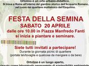 “Festa della Semina” sabato aprile dalle Piazza Fanti