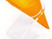 Design arancione trasparente: colore