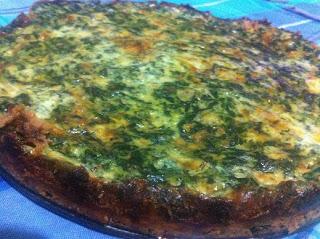 Frittata al forno ricotta e spinaci