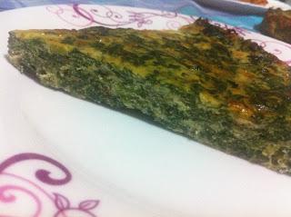 Frittata al forno ricotta e spinaci