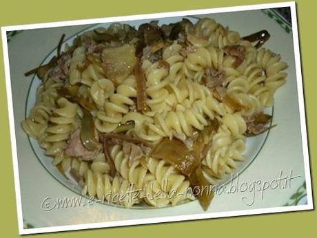 Fusilli con prosciutto cotto e carciofi (6)