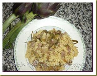 Fusilli con prosciutto cotto e carciofi (5)