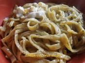 Tagliatelle verde, pesto olive