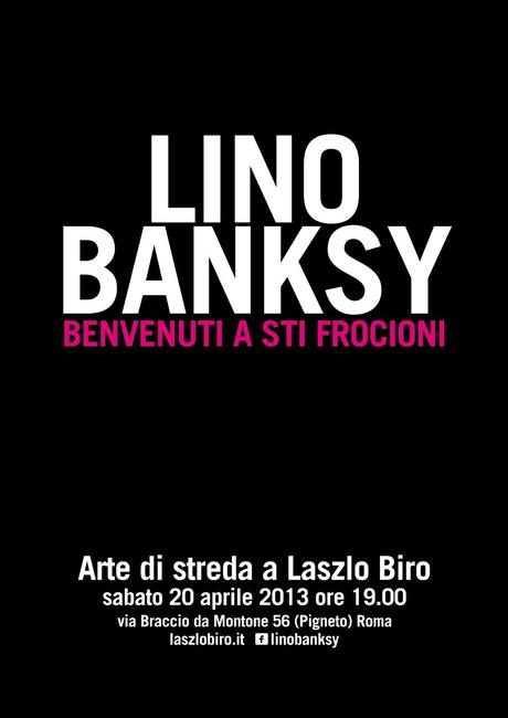 [link] Lino Banksy @ Laszlo Biro 20/4/2013