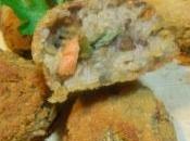 Crocchette riso allo stufato seitan carciofi