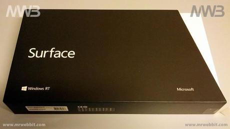 windows 8 surface 32Gb scatola frontale