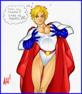 POWER GIRL TORNA AL SUO VECCHIO COSTUME: GIUSTIZIA E' FATTA!