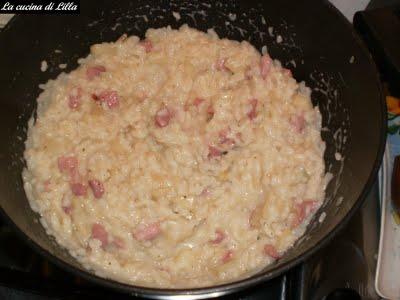 Riso e risotti: Risotto mele e pancetta