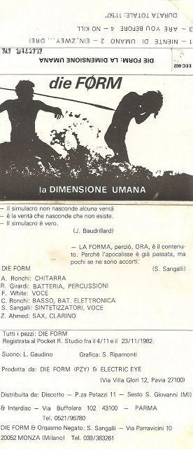 Die Førm - La Dimensione Umana