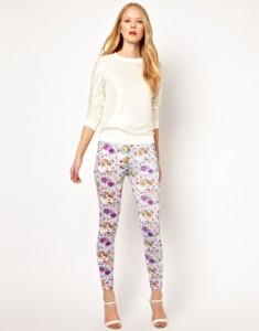 asos floreale leggings