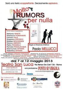 “Molto Rumors per nulla”, la compagnia teatrale Punto&Virgola; è tornata!