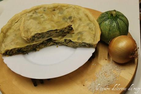 Tourte de courgette de la Comté de Nice - Torta di zucchine alla nizzarda