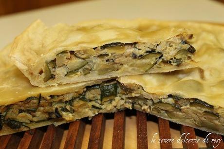 Tourte de courgette de la Comté de Nice - Torta di zucchine alla nizzarda