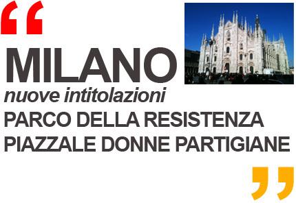MILANO - PARCO DELLA RESISTENZA, PIAZZALE DONNE PARTIGIANE