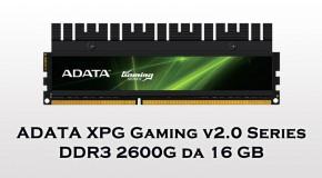 ADATA XPG Gaming v2.0 Series DDR3 2600G da 16 GB - Logo