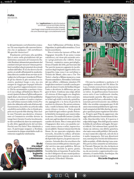 Il perfetto articolo del Venerdì di Repubblica. Tutto da leggere perché ti fa capire quanta mafia c'è anche solo dietro ad un bike-sharing che non funziona. Ma mafia mafia eh