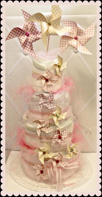 diaper cake girandole