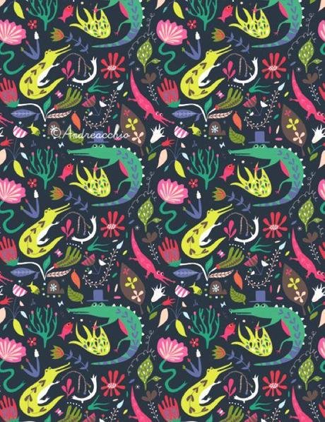 DELIZIOSI PATTERNS E DECORAZIONI NEGLI ARTWORKS DI SARAH ANDREACCHIO