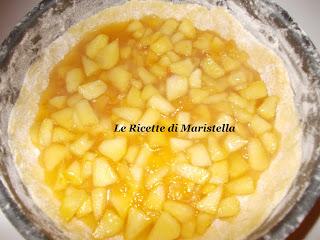 Torta alle mele e marmellata di arancia