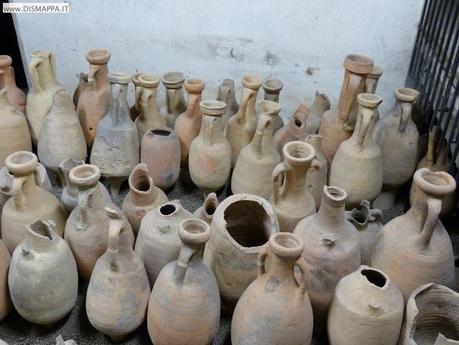 Le anfore romane nei sotterranei della tomba di Giulietta a Verona