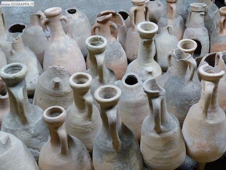 Le anfore romane nei sotterranei della tomba di Giulietta a Verona