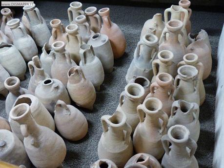 Le anfore romane nei sotterranei della tomba di Giulietta a Verona